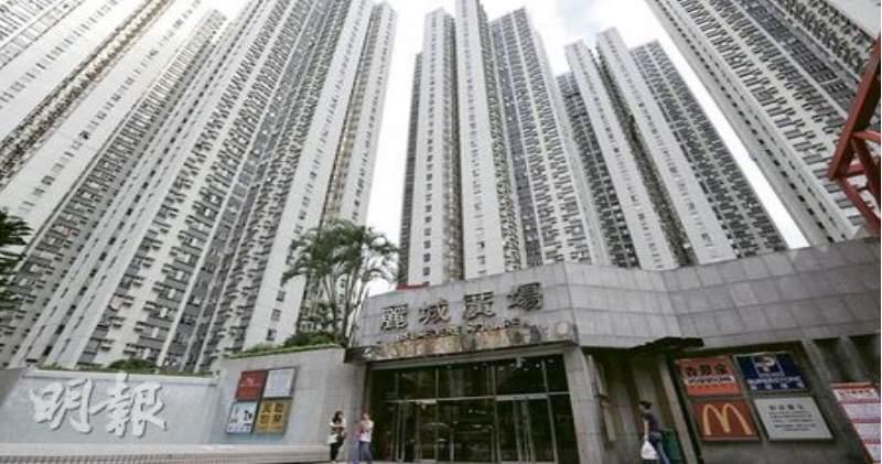 麗城花園住宅大樓及麗城廣場入口