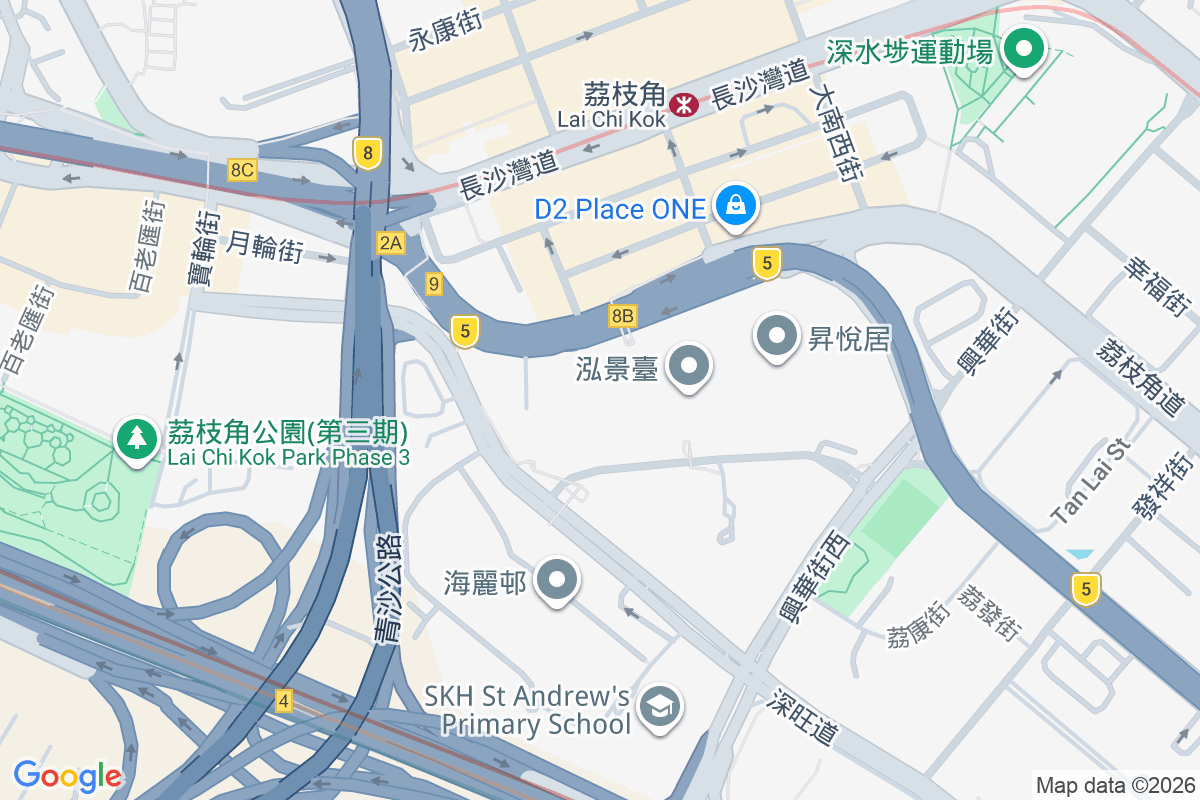 泓景臺 荔枝角道863號