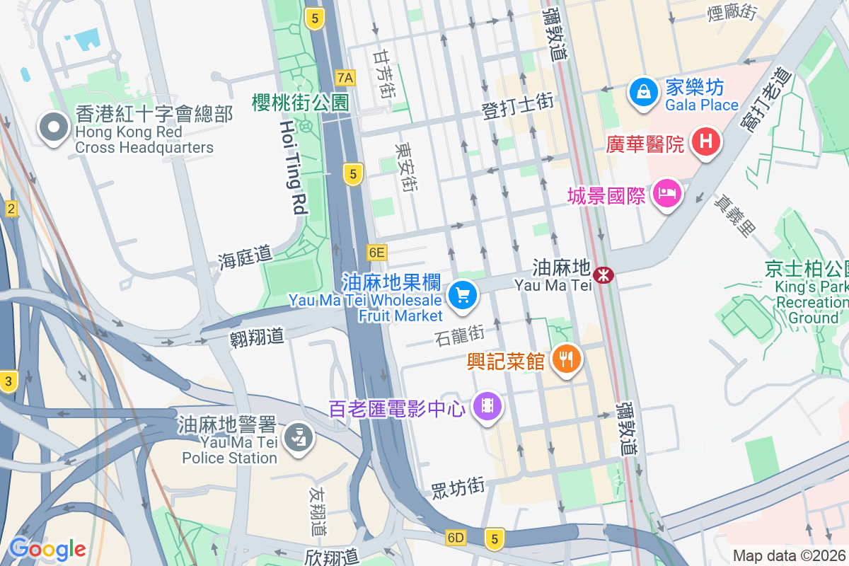 布力架街34K號 窩打老道1K號