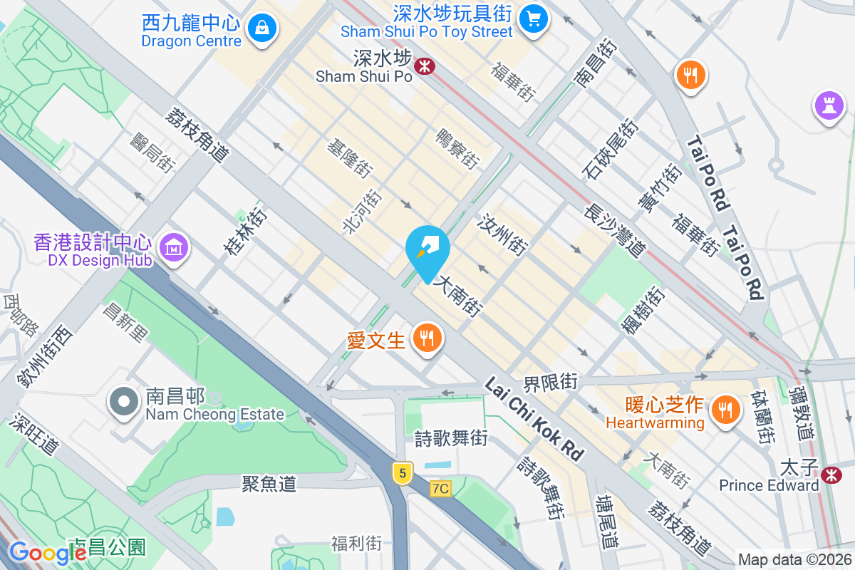 兆昌大廈 地圖位置