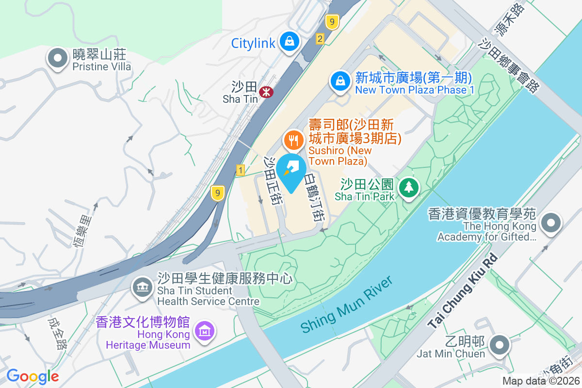 新城市廣場 沙田正街2-8號