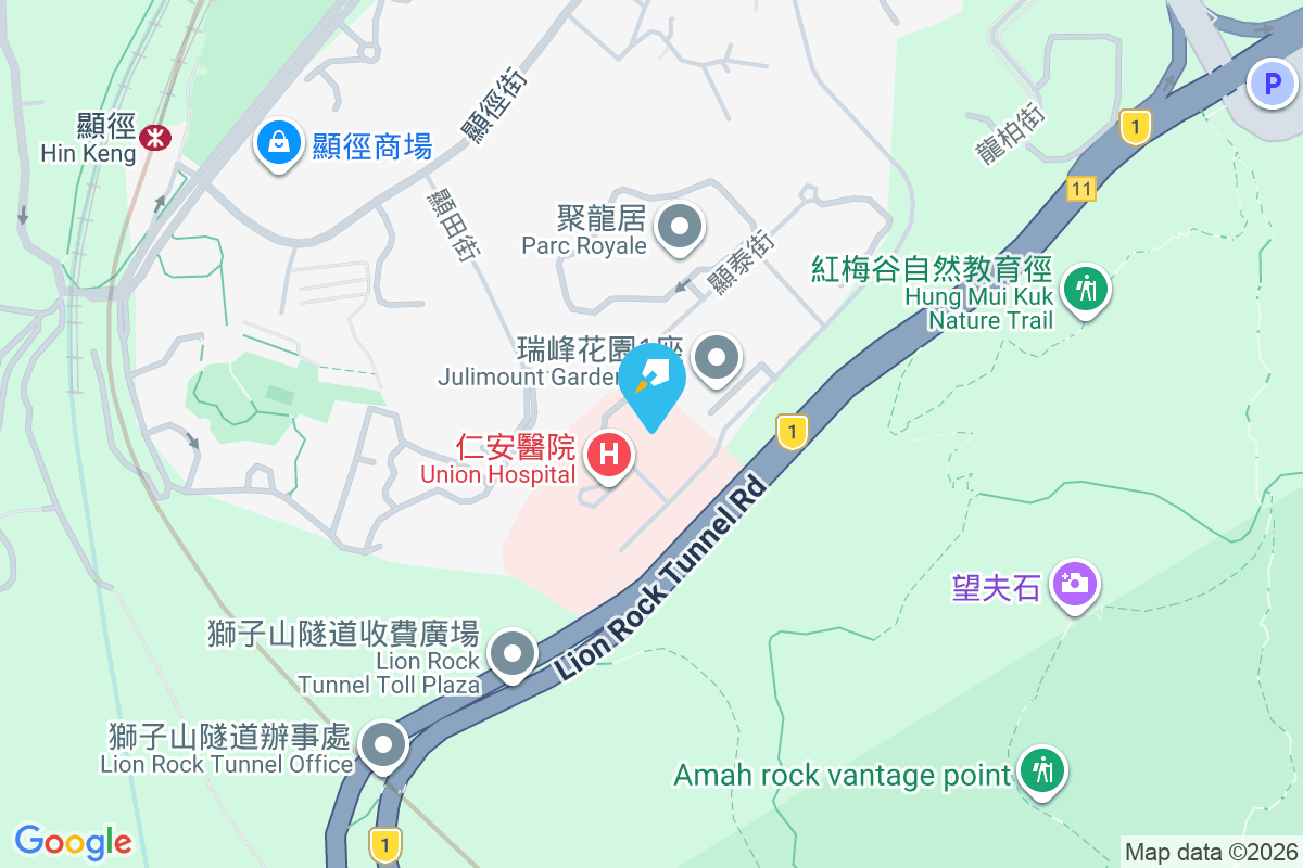 名家匯 地圖位置