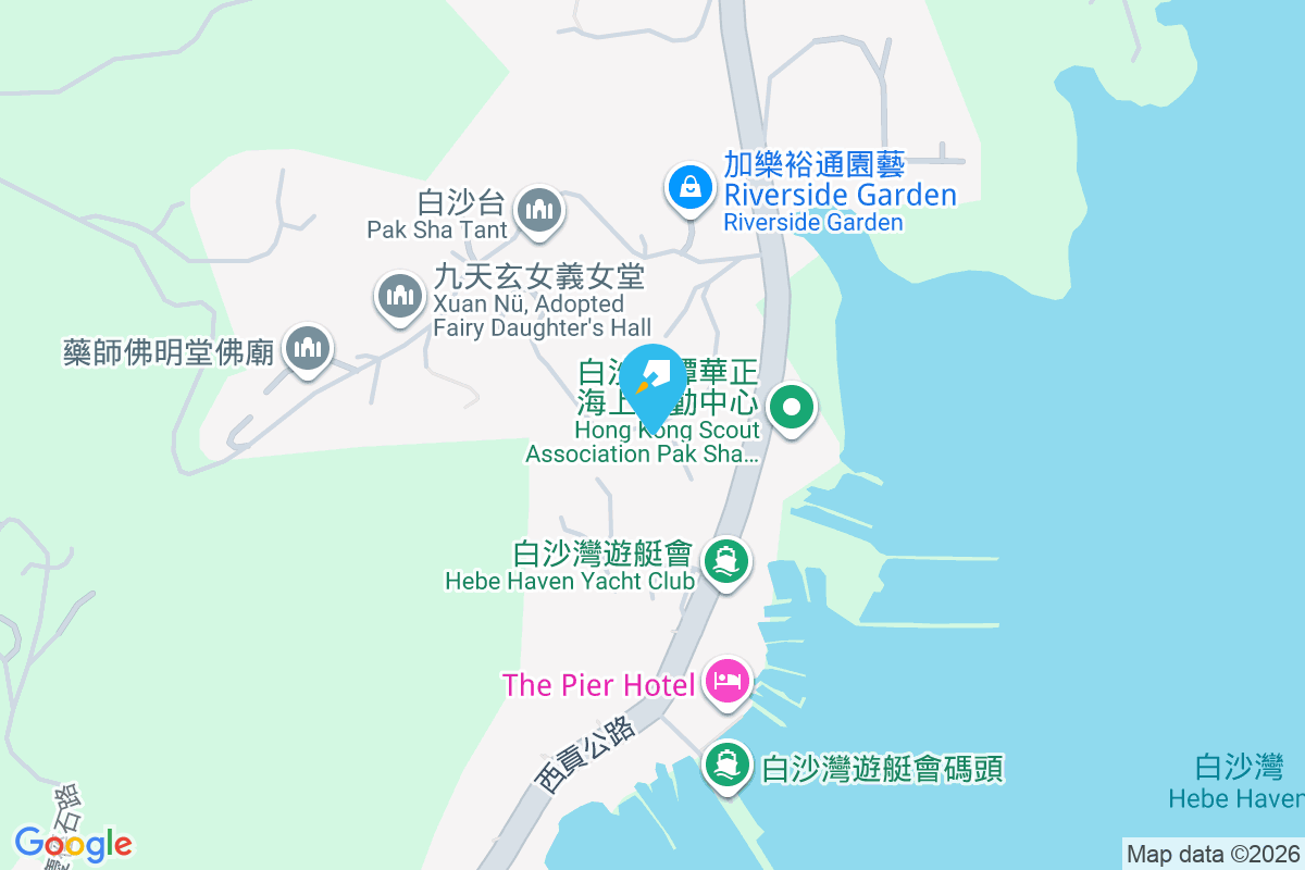 白沙灣丈量約217地段1200洋房3 地圖位置