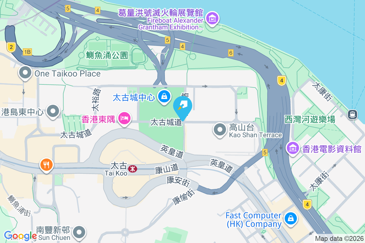 太古城 地圖位置