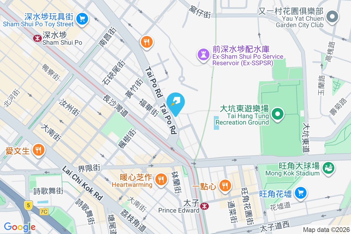 中正大廈 地圖位置