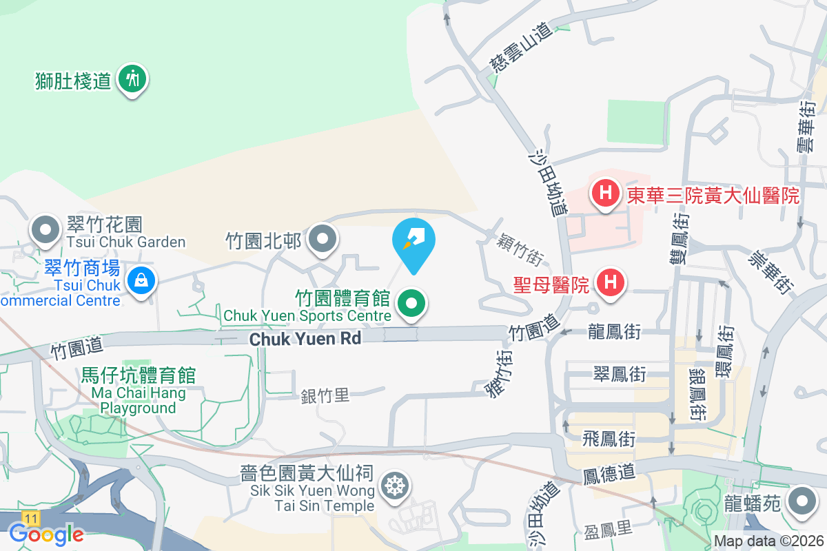 竹園北邨 地圖位置