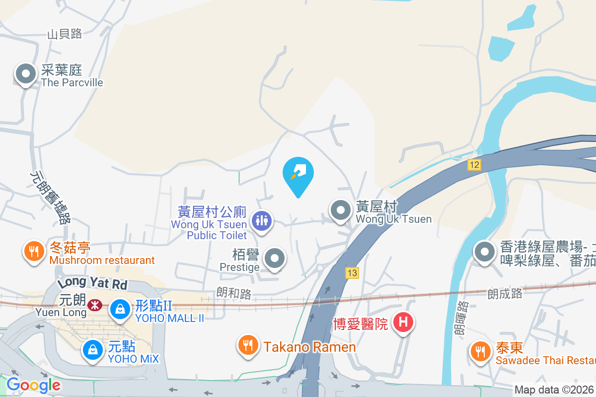 黃屋村 地圖位置