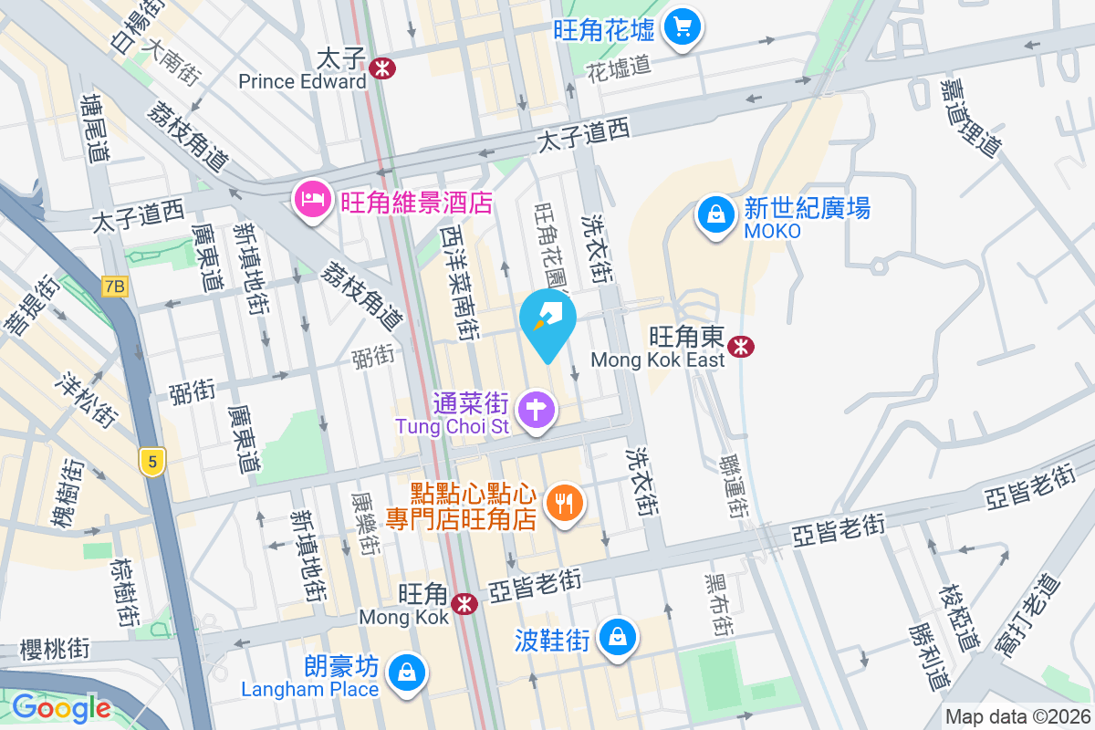 僑明大廈 地圖位置