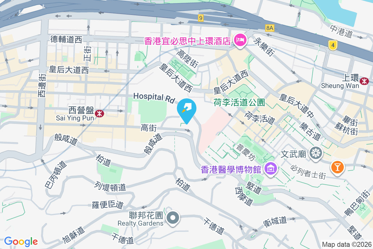 匯賢居 地圖位置