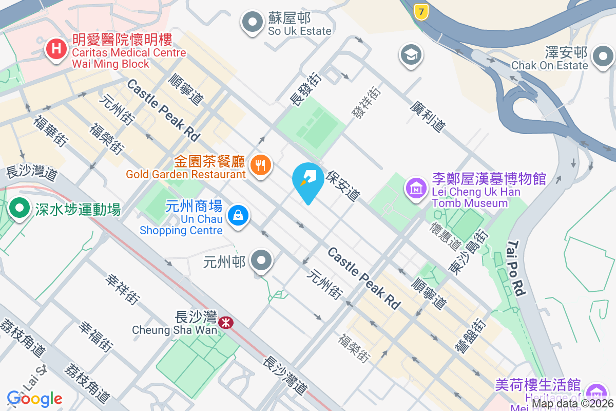 順寧苑 地圖位置