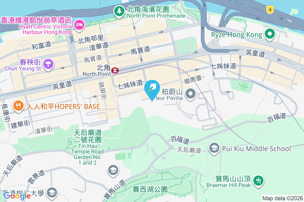 丹拿花園 地圖位置