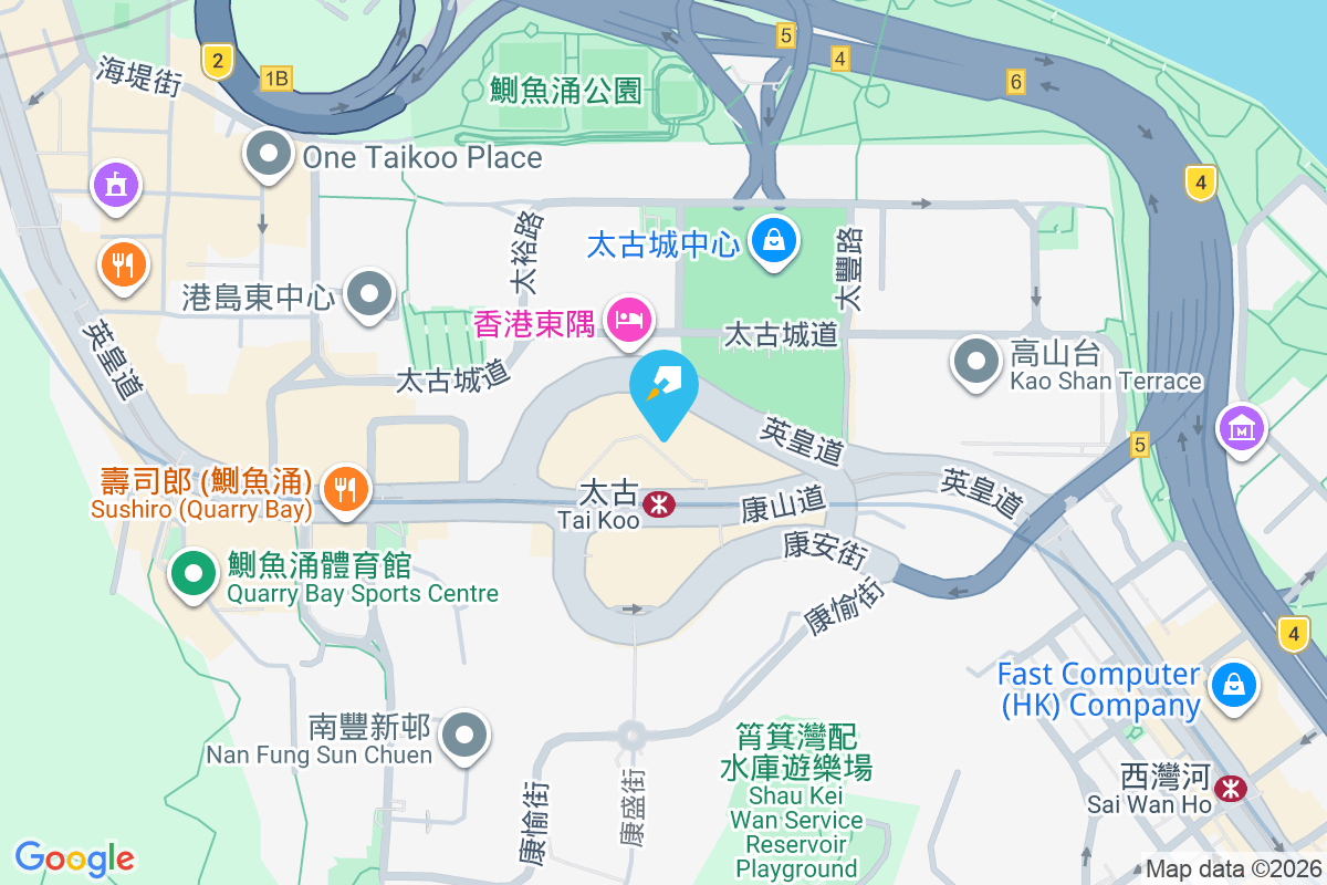 康山花園 地圖位置