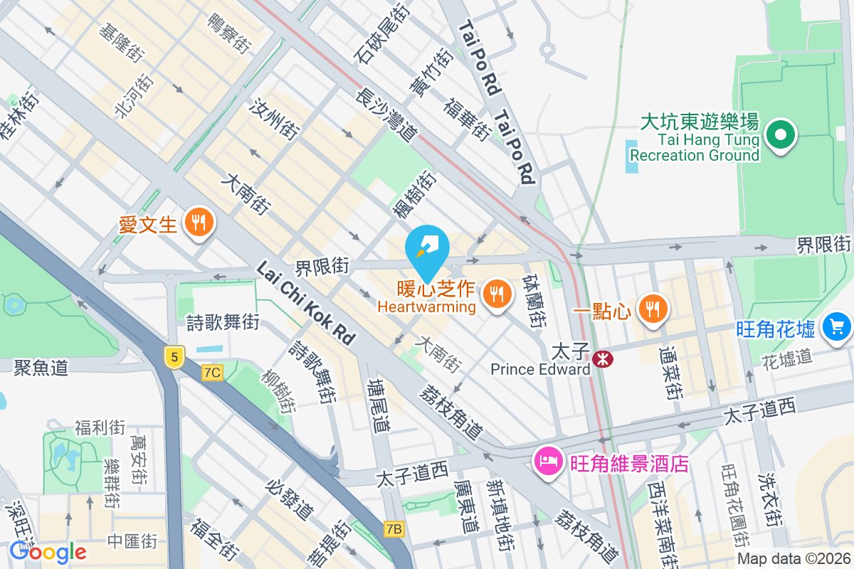 榮發大廈 地圖位置