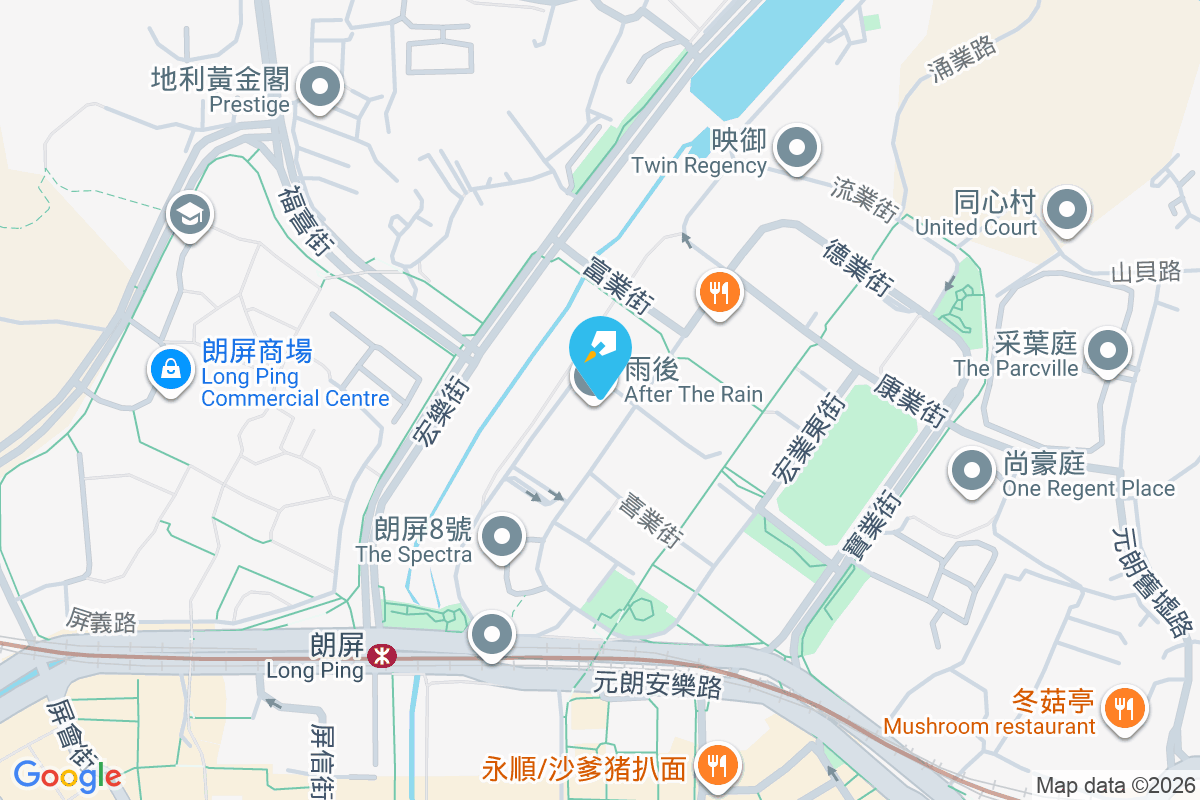 雨後 地圖位置