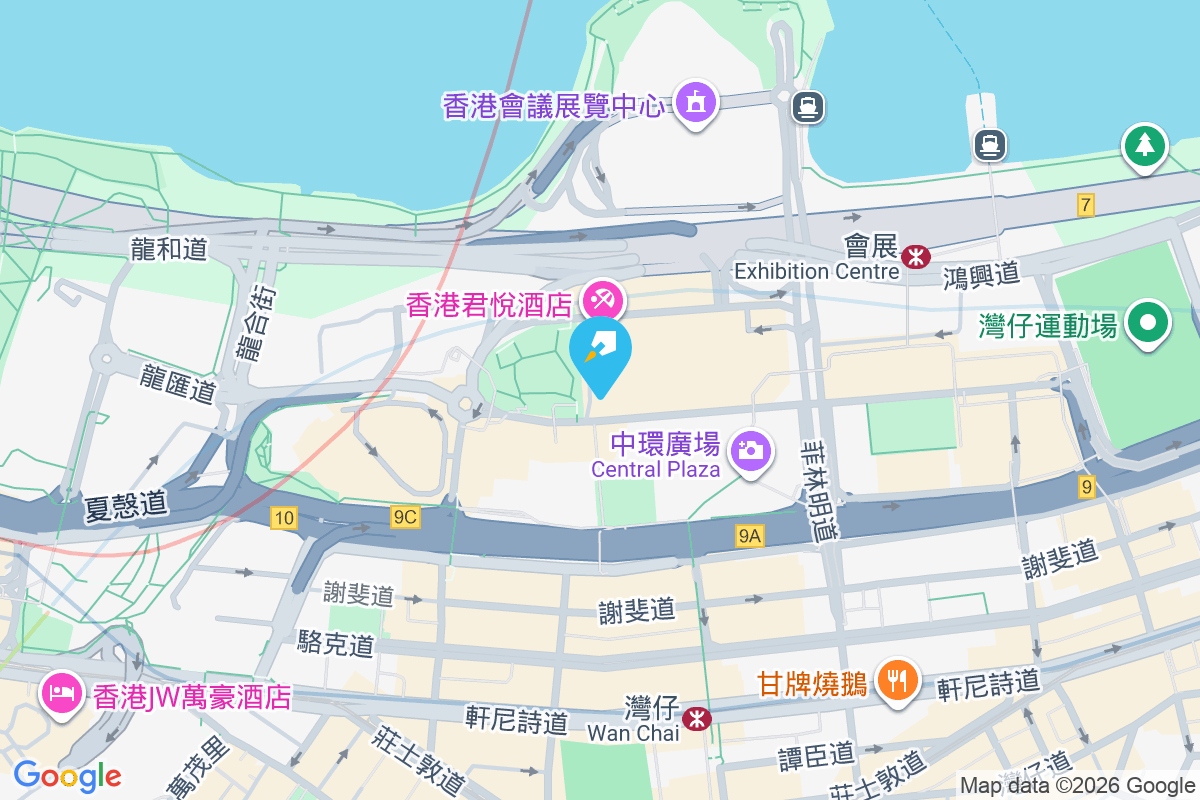 會展中心會景閣 地圖位置