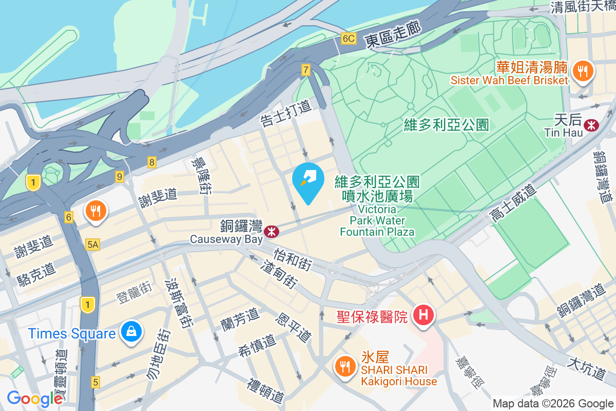 珠城大廈 地圖位置