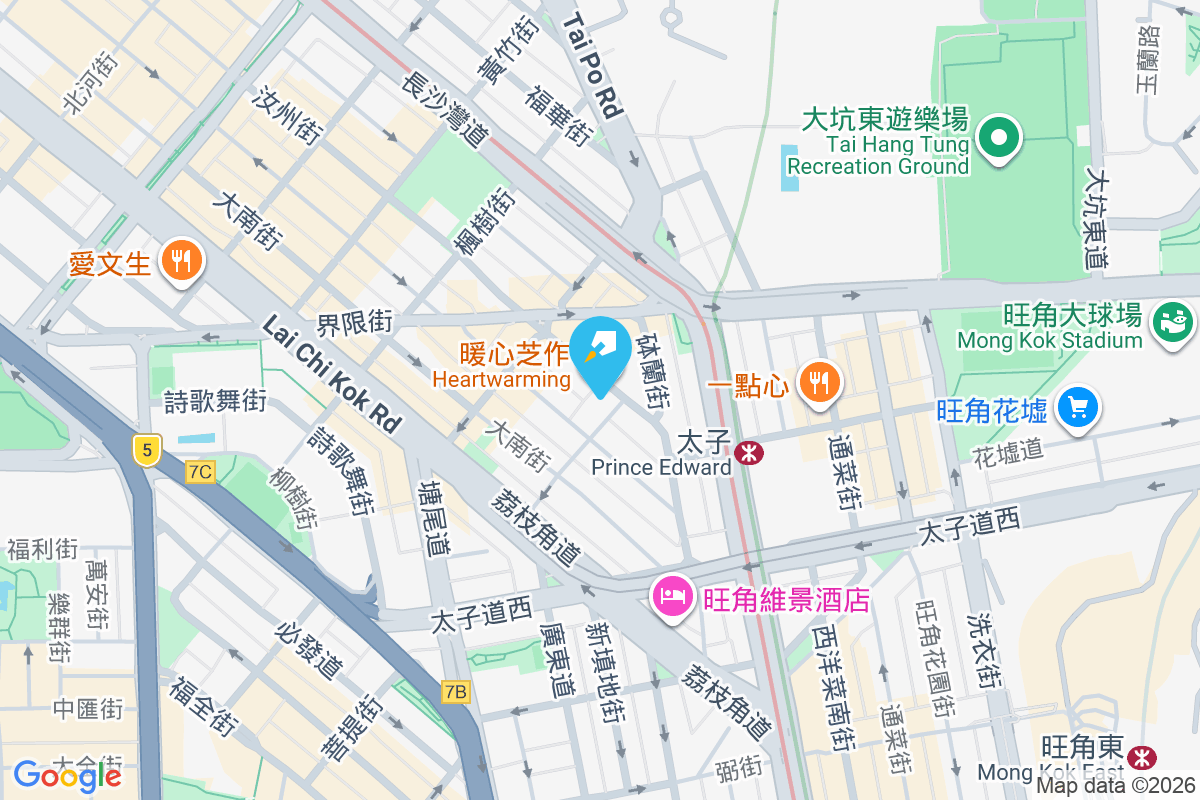 英來大廈 地圖位置