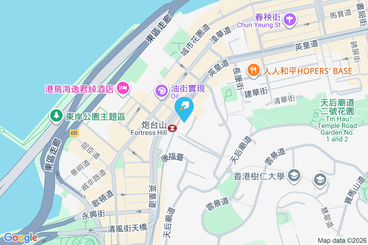 康澤花園 地圖位置