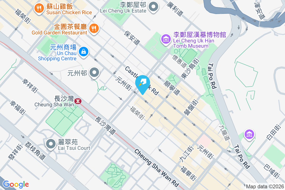 海旭閣 地圖位置