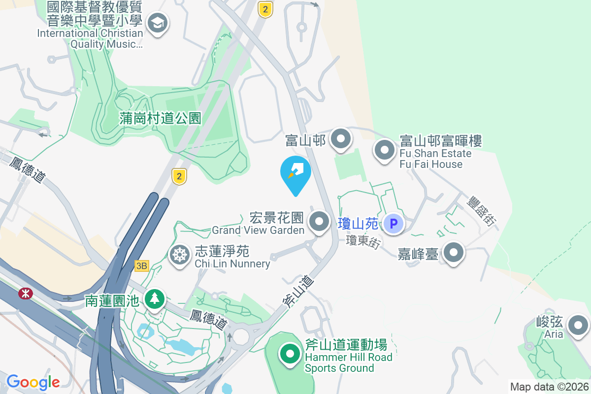 宏景花園 地圖位置