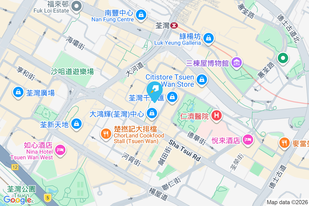 泰華大廈 地圖位置