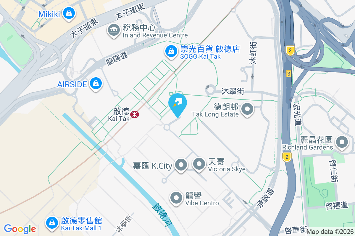 啟朗苑 地圖位置