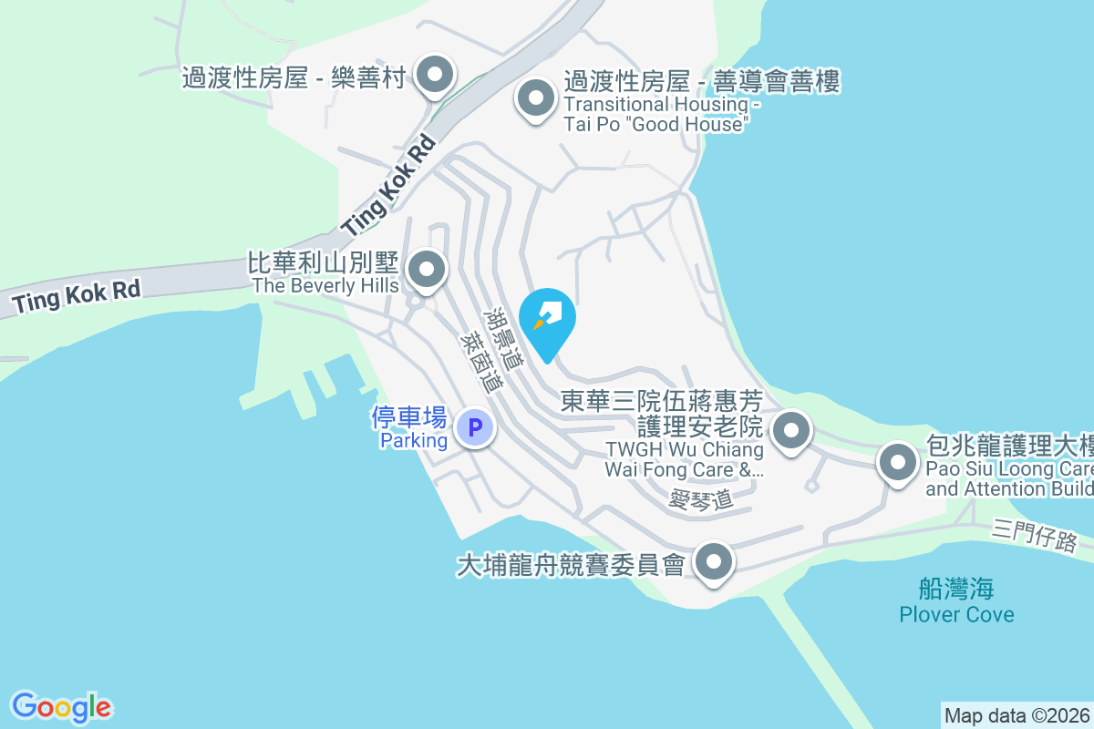 比華利山別墅 地圖位置
