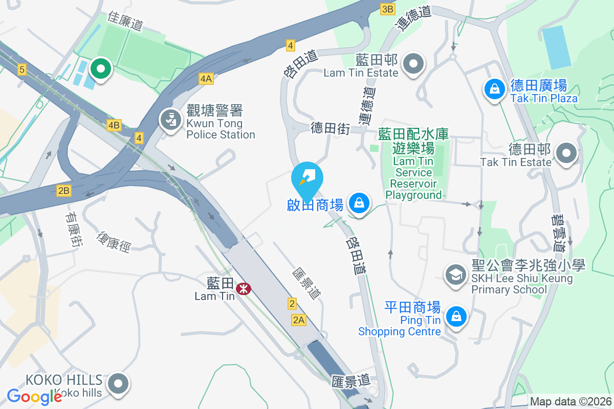 啟田大廈 地圖位置