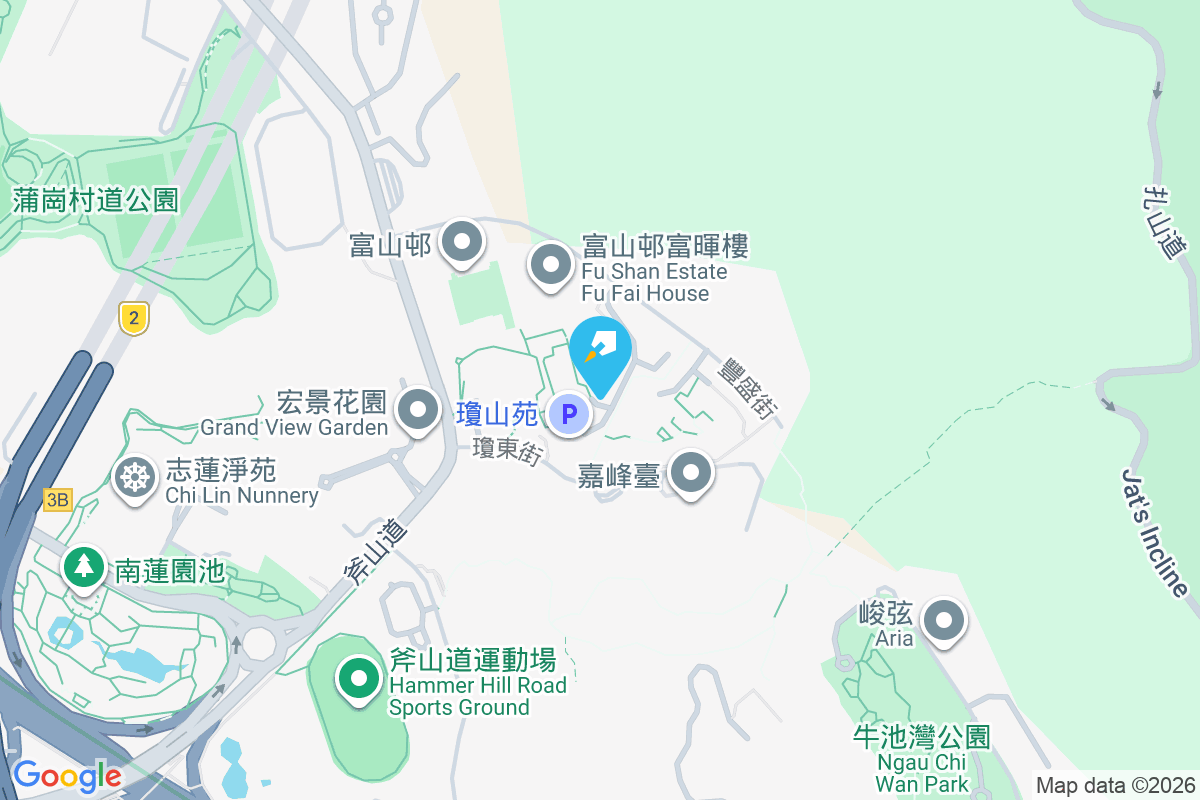 瓊山苑 地圖位置