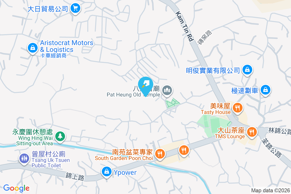 元朗上村 地圖位置