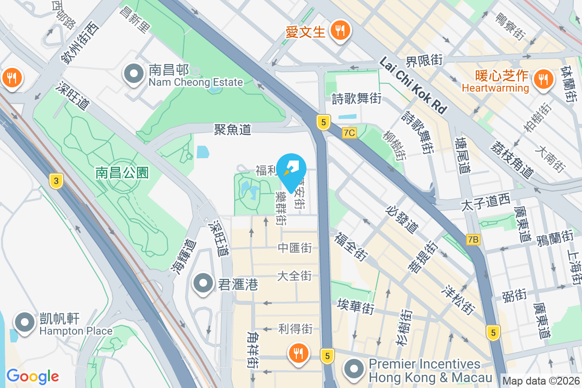 萬豪閣 地圖位置