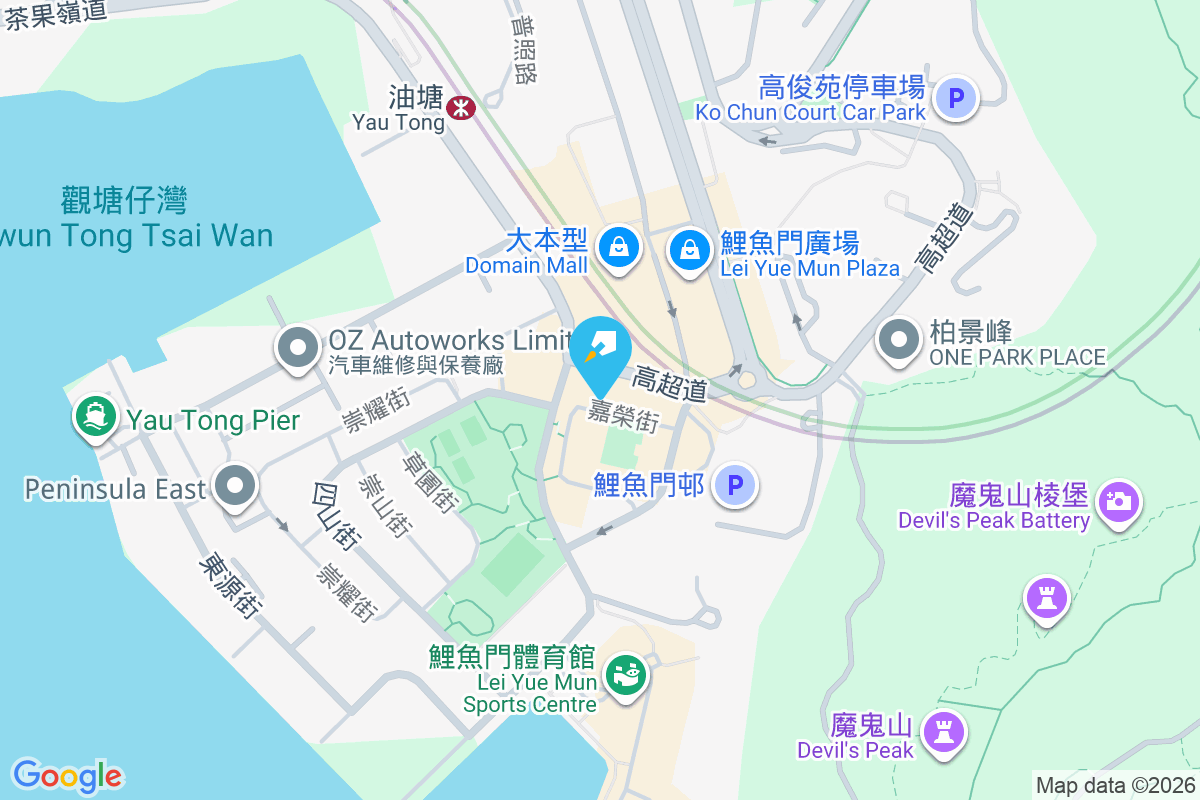 油塘中心 地圖位置