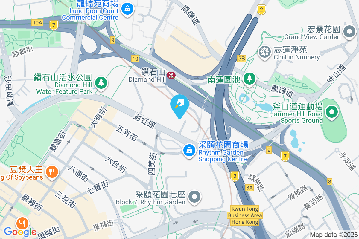 啟翔苑 地圖位置