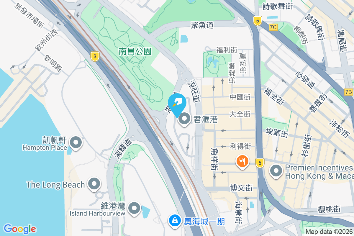君匯港 地圖位置