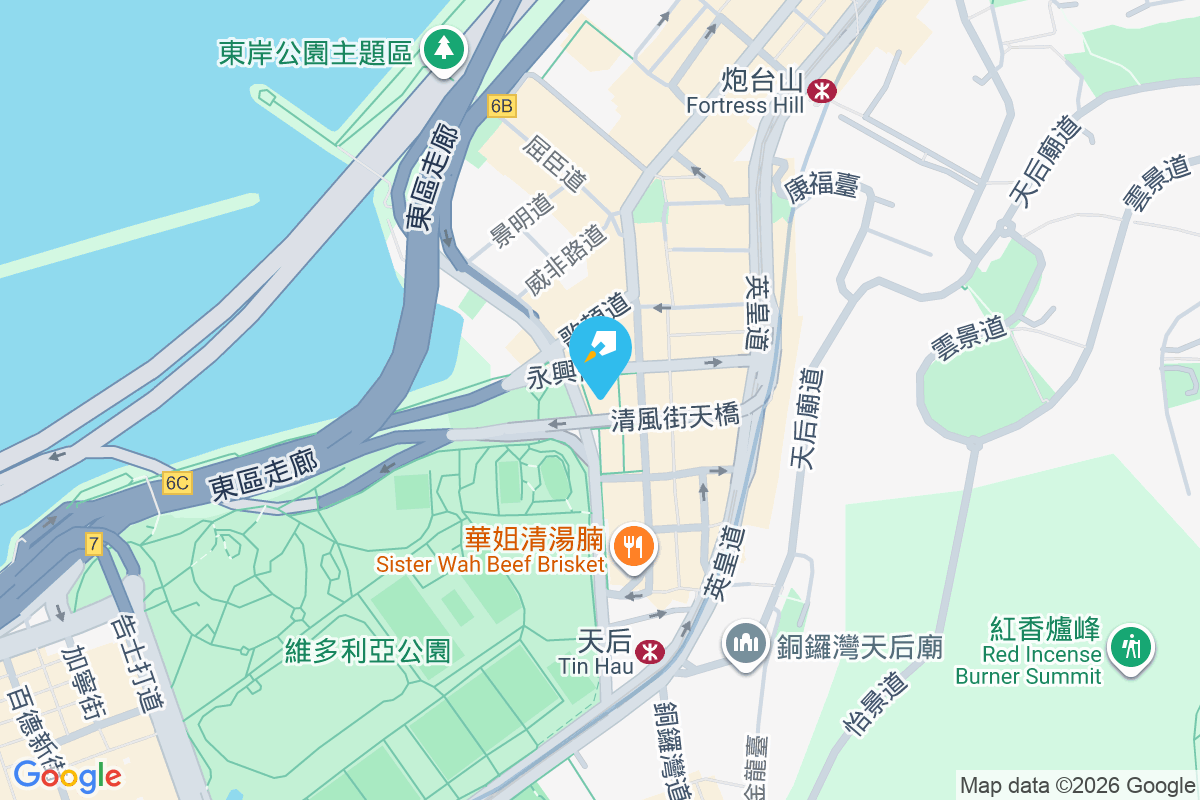 美城花園大廈 地圖位置