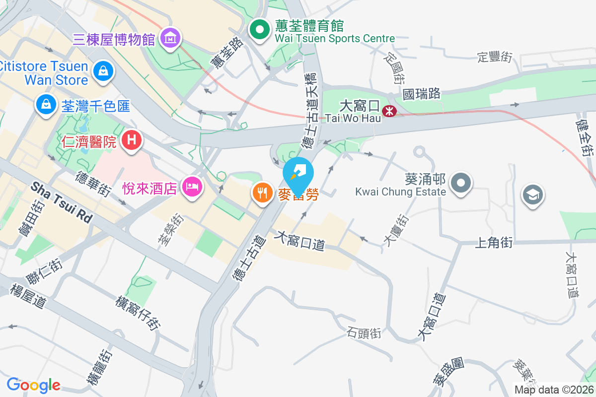 德泰大廈 地圖位置