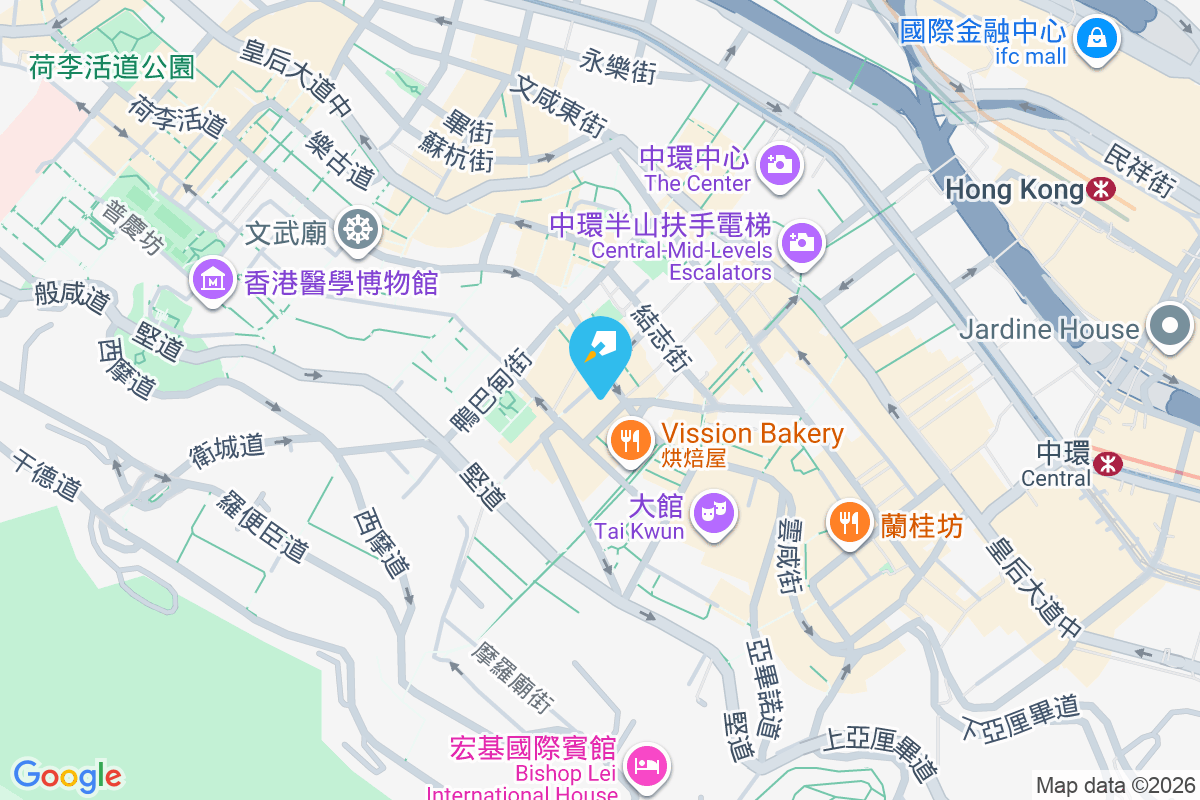 中發大廈 卑利街38-44號