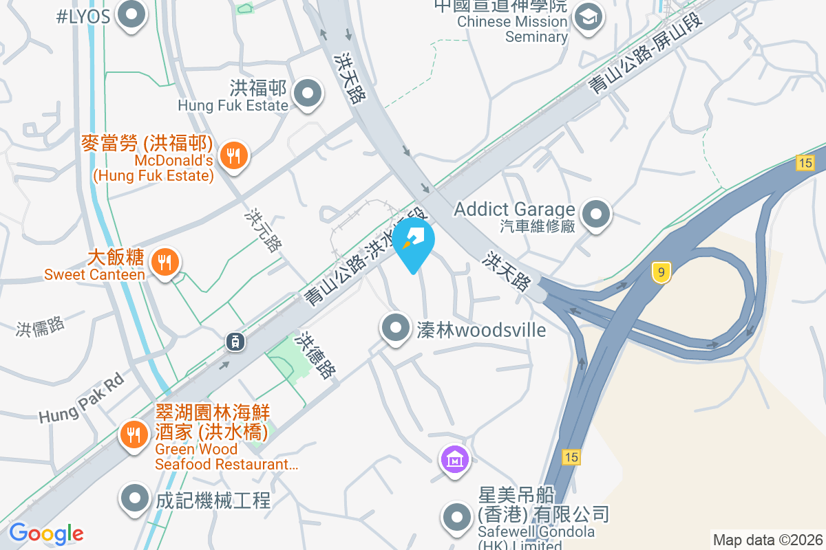 蔚林 青山公路洪水橋段512及516號