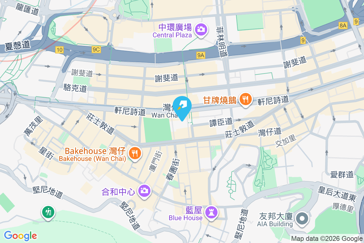 修頓花園 地圖位置