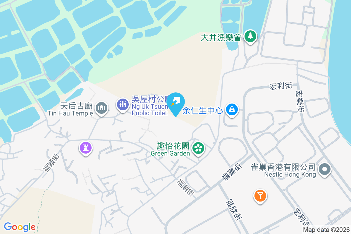 元朗吳屋村 地圖位置
