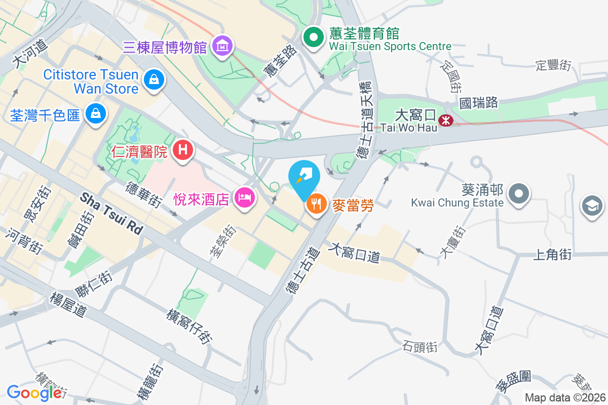 富麗花園 地圖位置