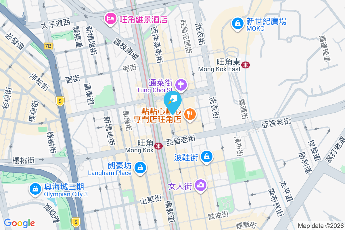 西洋菜南街154-158號 地圖位置