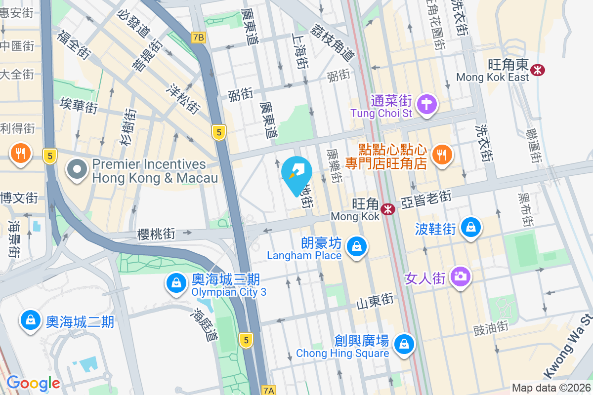新填地街445號 地圖位置