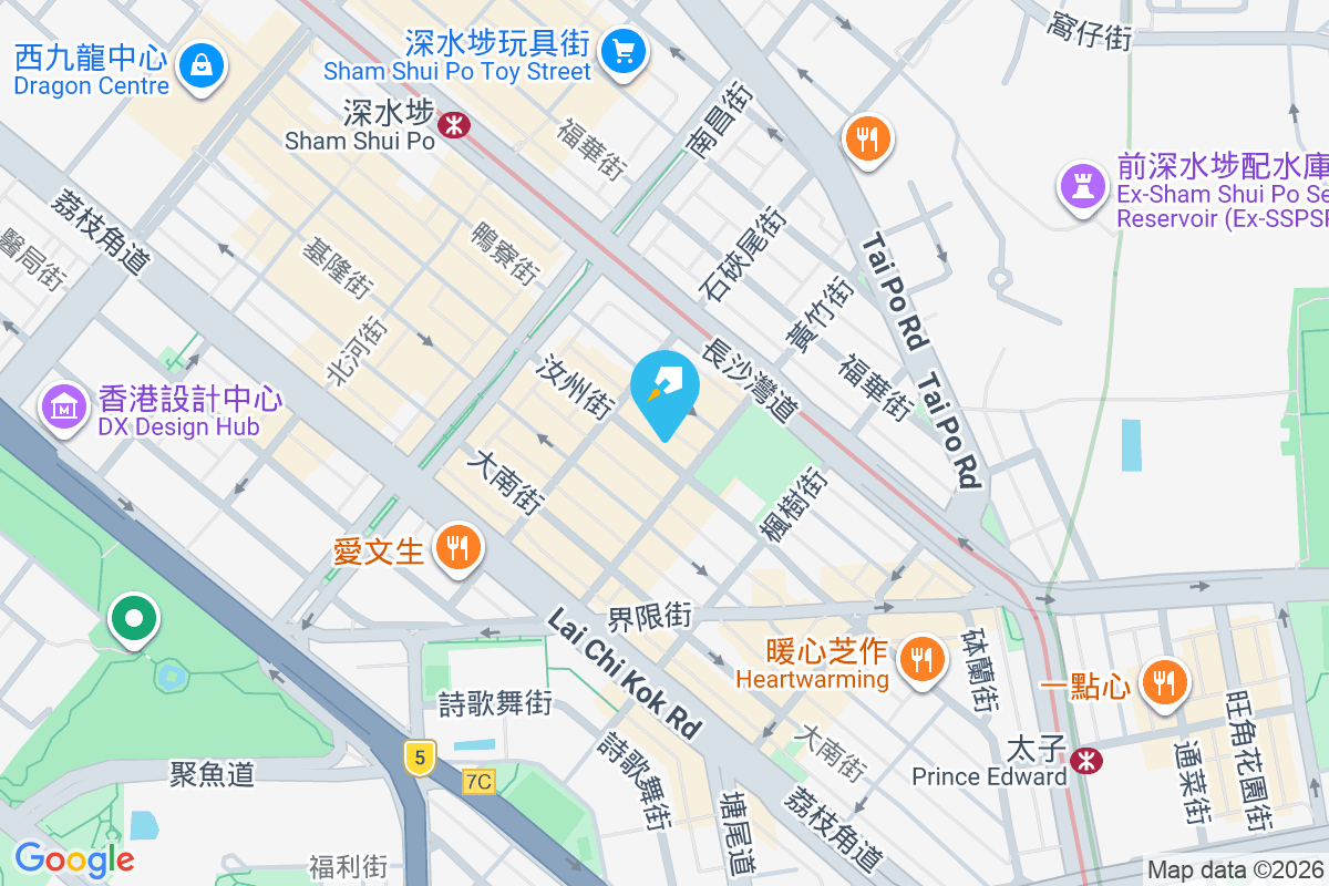 汝州街116號 地圖位置