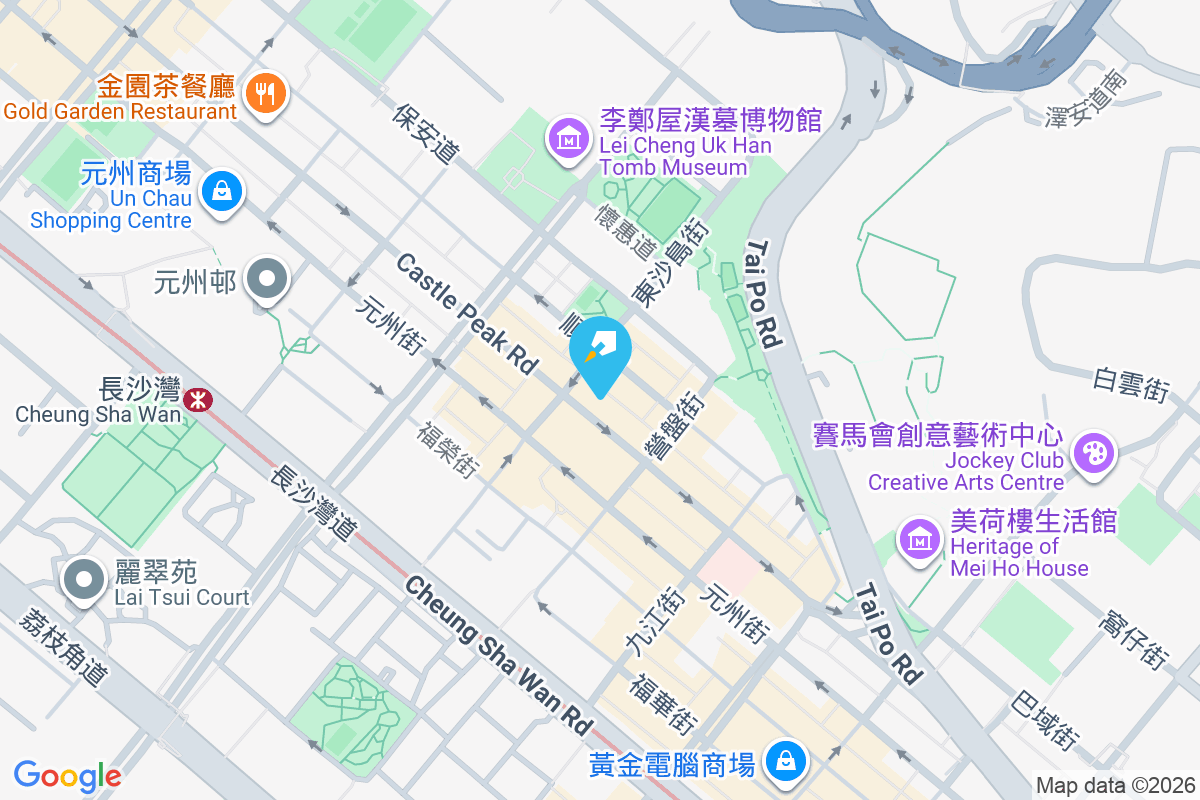 青山道136號 地圖位置