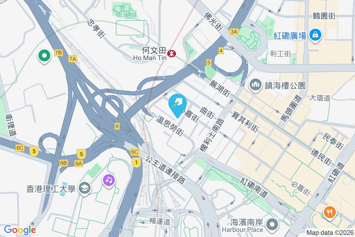 老龍坑街1D號 地圖位置