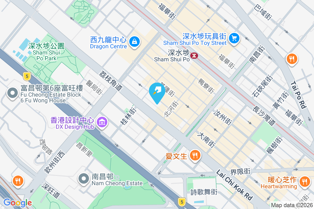 大南街303號 地圖位置