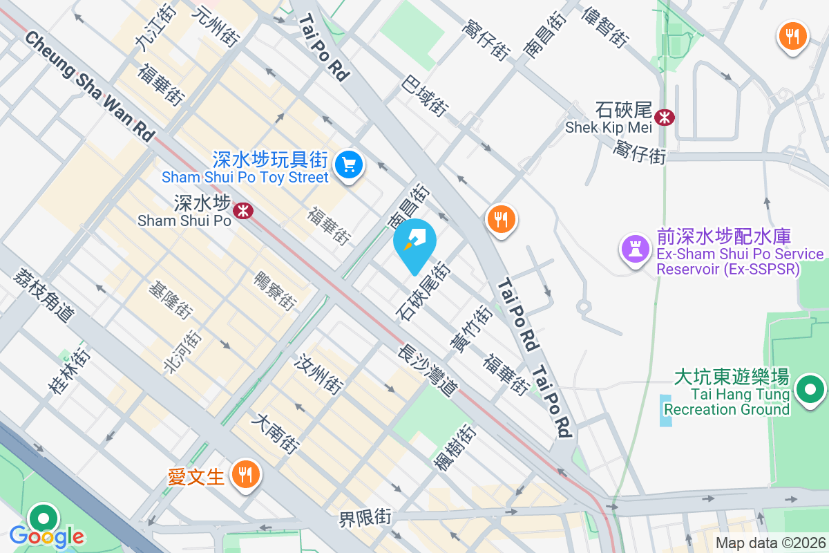 石硤尾街31-33號 地圖位置