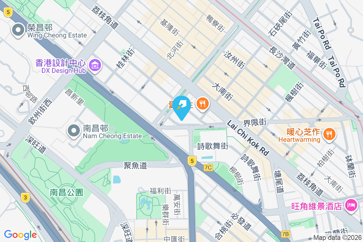界限街7號 地圖位置