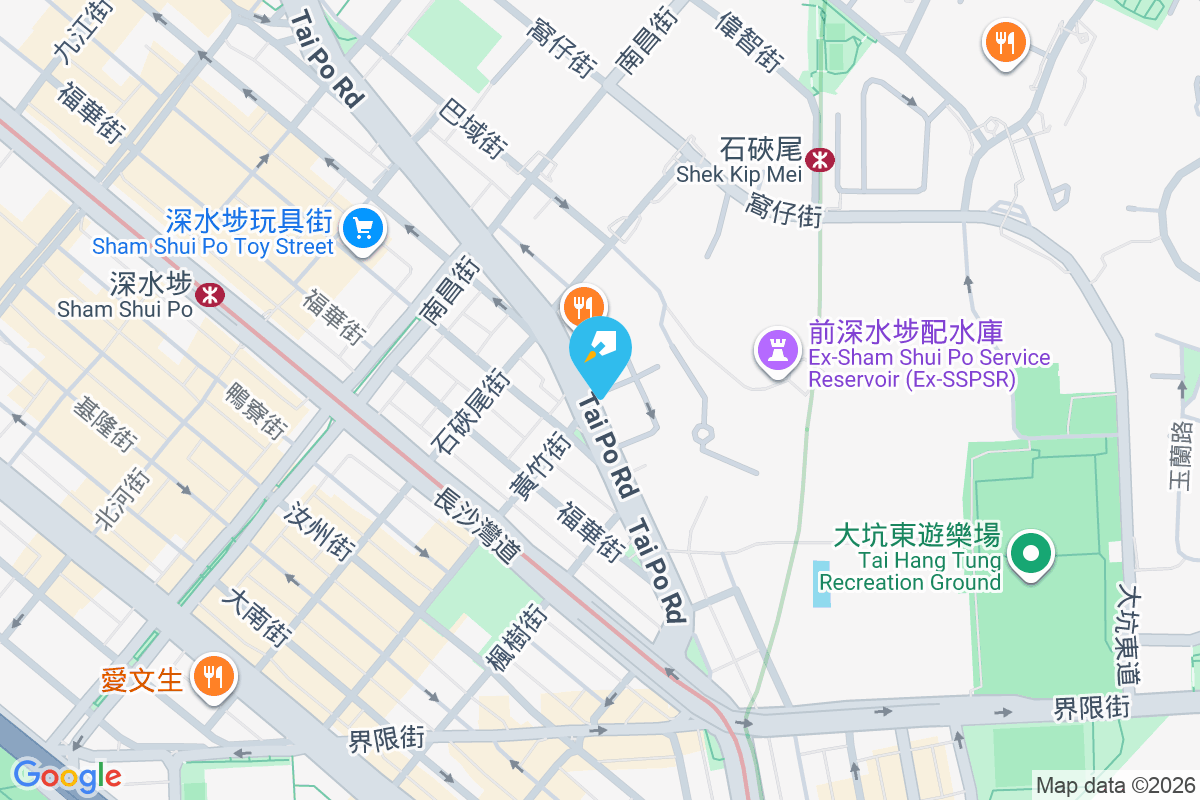 大埔道110號 地圖位置